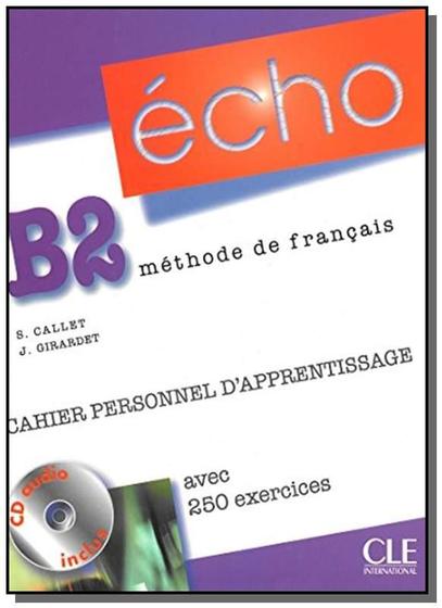 Imagem de Echo b2 - cahier personnel d apprentissage  - cd a