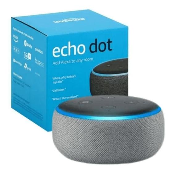 Imagem de Echo Dot ( 3ª Geração) Alexa Smart Speaker Amazon Comando de Voz