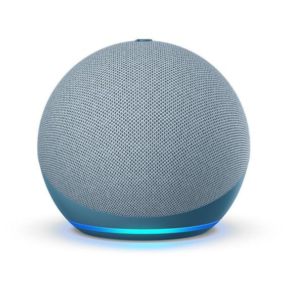 Echo Dot (4ª Geração) com Alexa, Amazon Smart Speaker Azul - B084KV8YRR Menor preço em Echo Dot (4ª Geração) com Alexa, Amazon Smart Speaker Azul - B084KV8YRR