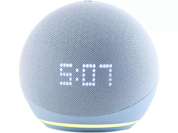 Imagem de Echo Dot (5 geração) com Relógio e Alexa Música, informação e Casa Inteligente - AZUL - Amazon