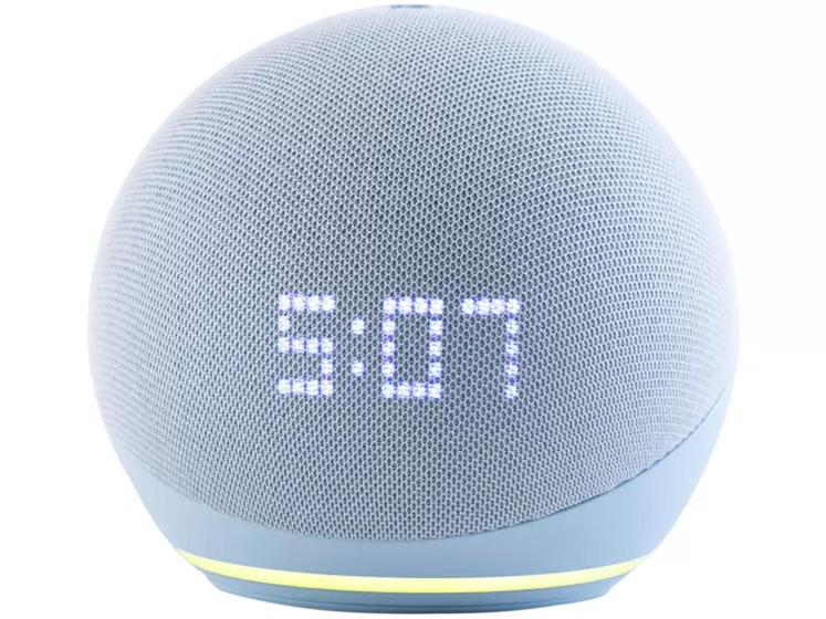 Imagem de Echo Dot (5 geração) com Relógio e Alexa Música, informação e Casa Inteligente - AZUL - Amazon