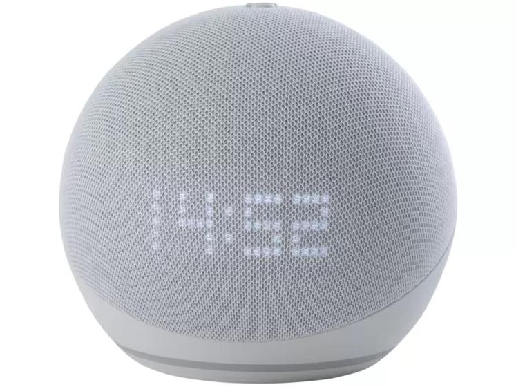 Imagem de Echo Dot 5 geração com Relógio e Alexa Música, informação e Casa Inteligente - BRANCA 