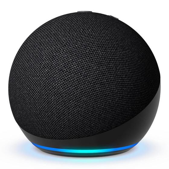 Echo Dot 5ª geração Amazon, com Alexa, Smart Speaker, Preto – B09B8VGCR8