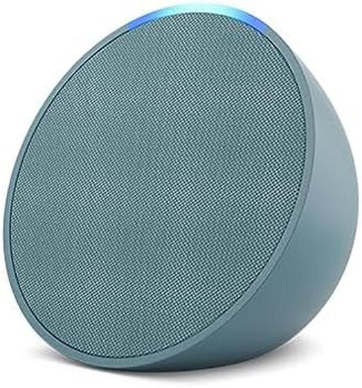 Imagem de Echo Pop Amazon Com Alexa Smart Speaker Som Envolvente Global - Azul
