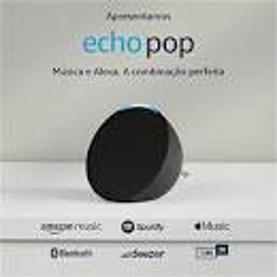 Imagem de Echo Pop Amazon, com Alexa, Smart Speaker, Som Envolvente, Preto - B09WXVH7WK