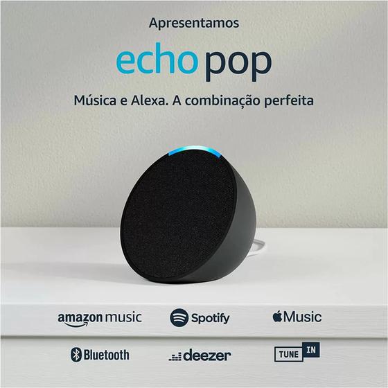 Imagem de Echo Pop Compacto Smart Speaker com Alexa