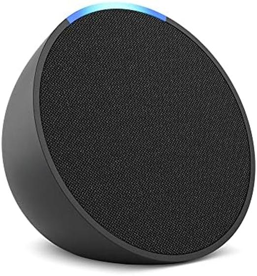 Imagem de Echo Pop Smart speaker compacto com som envolvente e Alexa Cor Preta
