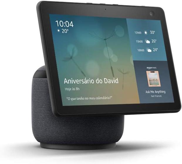 Imagem de Echo Show 10: Smart Display HD de 10,1" com movimento e Alexa - cor Preta