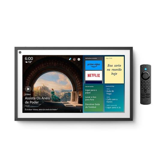 Imagem de Echo Show 15 (5 Geração) Amazon, com Alexa, Smart Display Full HD de 15.6, e experiência Fire TV, Branco - B0BHXB4LQS