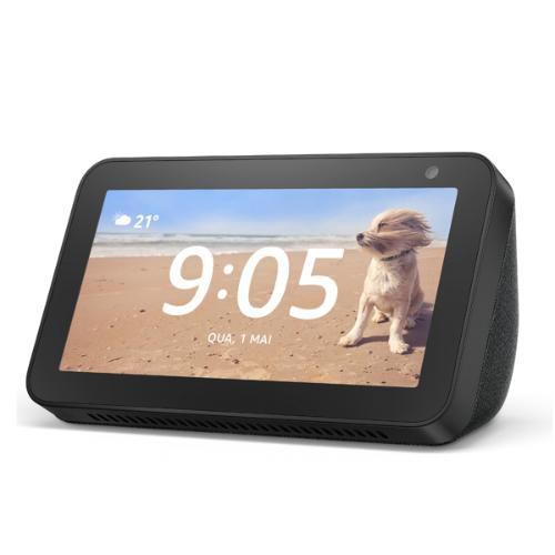 Imagem de Echo show 5 tela 5.5 e alexa smart speaker preta  AMAZON