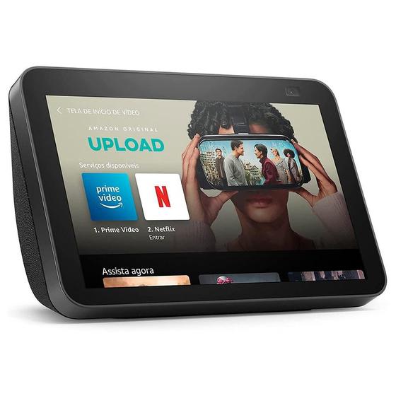 Echo Show 8 (2ª Geração) com Alexa, Tela HD 8 e Câmera de 13 MP, Preto - B084TNNRND Menor preço em Echo Show 8 (2ª Geração) com Alexa, Tela HD 8 e Câmera de 13 MP, Preto - B084TNNRND