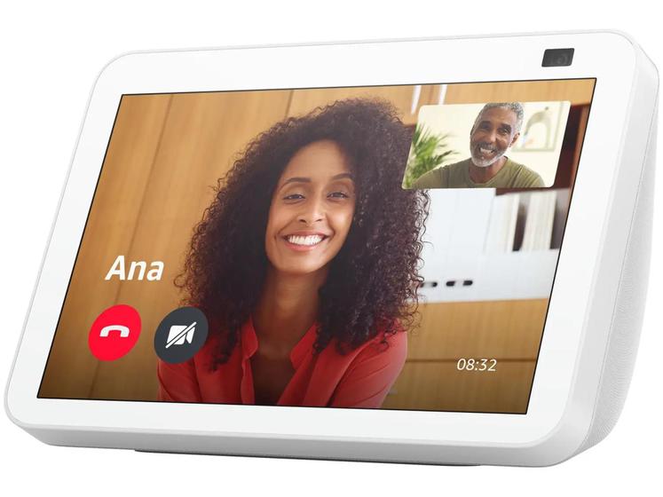 Echo Show 8 (2ª Geração): Smart Display HD de 8" com Alexa e câmera de 13 MP Menor preço em Echo Show 8 (2ª Geração): Smart Display HD de 8" com Alexa e câmera de 13 MP