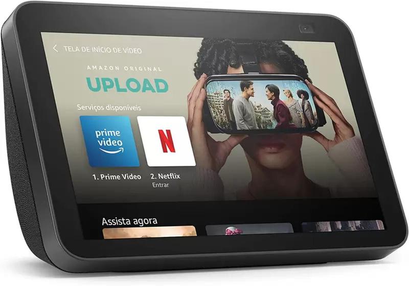 Echo Show 8 (2ª Geração): Smart Display HD de 8" com Alexa e câmera de 13 MP - PRETO Menor preço em Echo Show 8 (2ª Geração): Smart Display HD de 8" com Alexa e câmera de 13 MP - PRETO