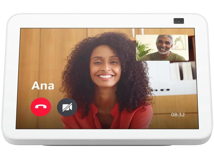 Echo Show 8 3ª Geração Smart Speaker 8” com Alexa - Branca - amazon ...