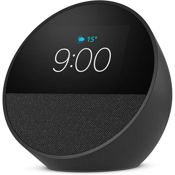 Imagem de Echo Spot 2025 Com Alexa Despertador Inteligente Preto Amazon