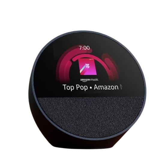 Imagem de Echo Spot Preto Assistente Pessoal Compacto