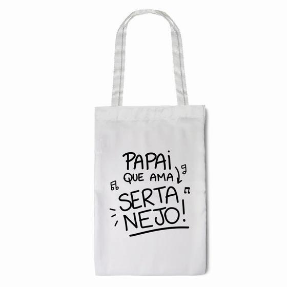 Imagem de Ecobag Branca Personalizada Pequena Com Alça 20x30cm