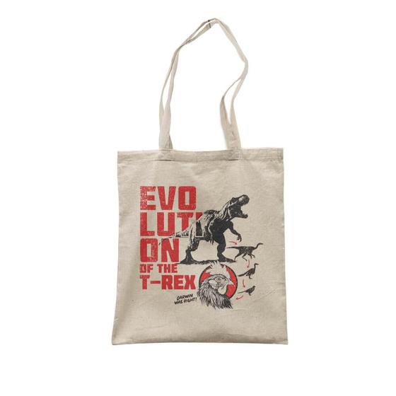 Imagem de Ecobag Evolution Of The T-Rex Studio Geek