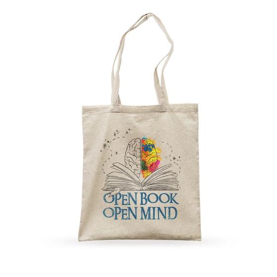 Imagem de Ecobag Open Book Open Mind Studio Geek
