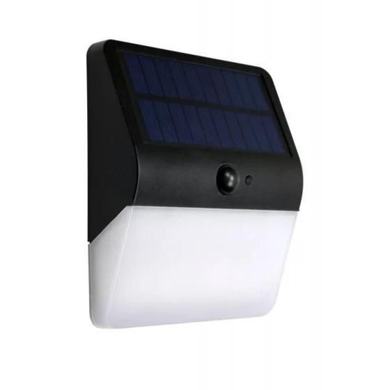 Imagem de Ecoforce Arandela Solar Com Sensor Presenca 400 Lumens 6000K