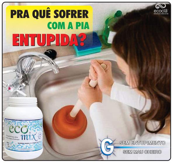 Imagem de Ecomix G 500G - Desentupidor, Limpa Caixa de Gordura e Fossa