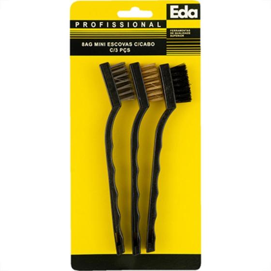 Imagem de Eda Jg Escova Aco  Manual C/3Pc 8Ag