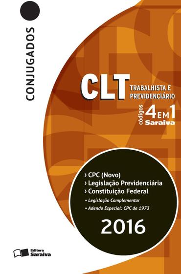 Edição antiga - Códigos 4 Em 1 Conjugados - Clt, Cpc, Legislação ...