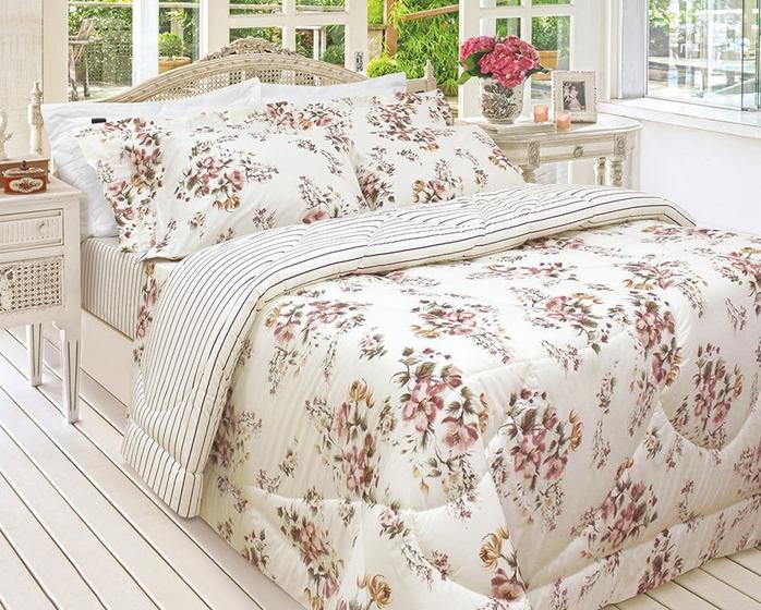 Edredom Alexandre Herchcovitch Queen Percal 180 Fios Jolie Zelo