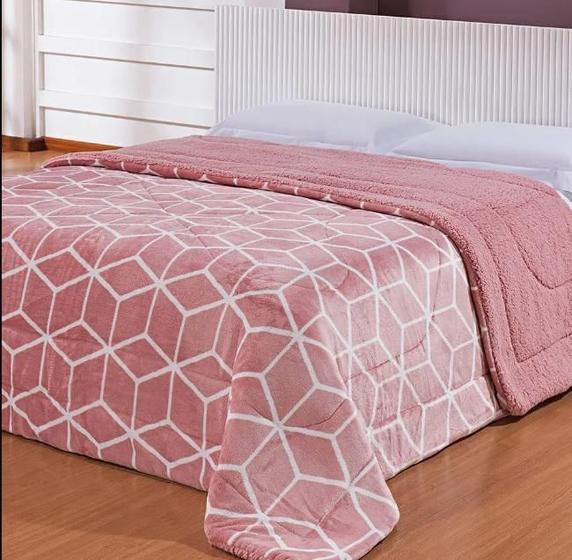 Imagem de Edredom Capetown Estampado Casal 1,80 X 2,20 Rose-Niitex