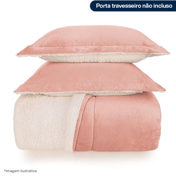 Imagem de Edredom de Microfibra Queen Karsten com Sonata Rosé Natural
