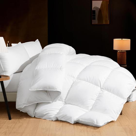 Imagem de Edredom DOWNSTORIA Feather Down Twin Size branco