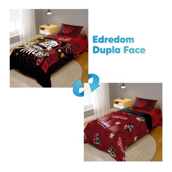 Imagem de Edredom Kids Dupla Face - Microfibra - 2,15m x 1,55m