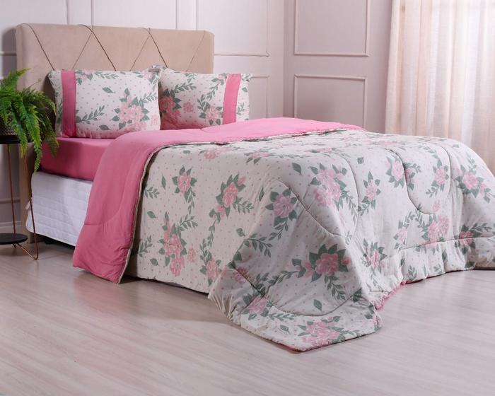 Imagem de Edredom Queen de Malha 100% Algodão Fio Penteado 220x240cm