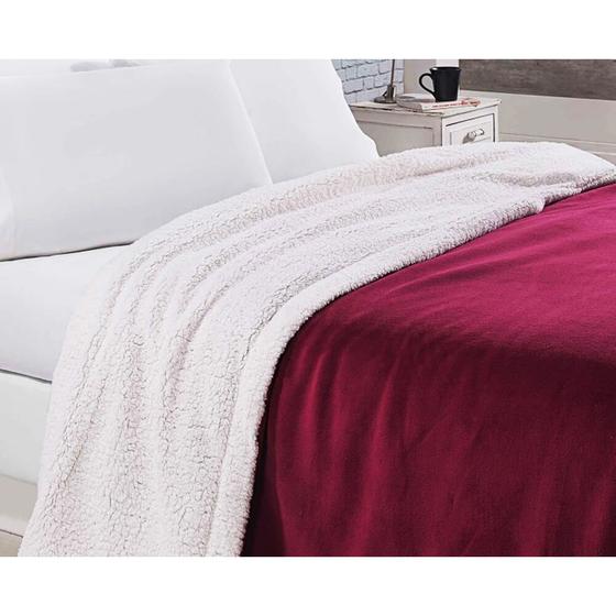 Edredom Solteiro Aspen Dupla Face Fleece / Sherpa - Andreza Menor preço em Edredom Solteiro Aspen Dupla Face Fleece / Sherpa - Andreza