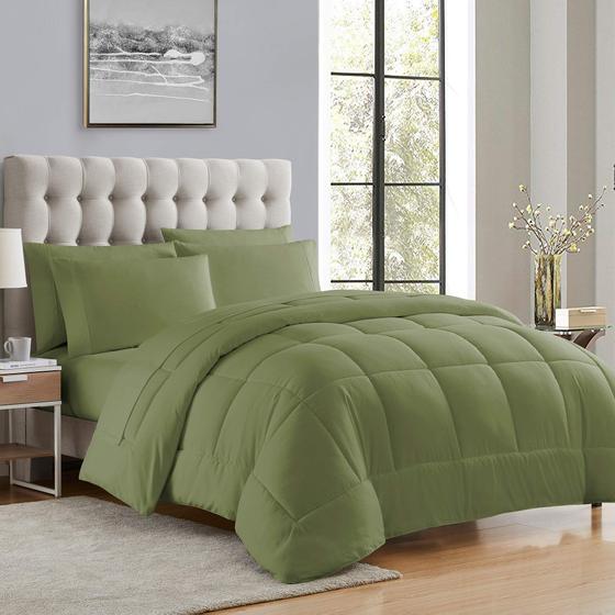 Imagem de Edredom Sweet Home Collection - Alternativa a Penas - Twin - Cor Sage