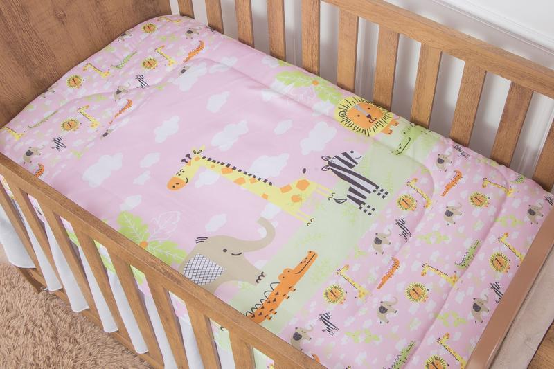 Imagem de Edredon Para Berço Infantil Cobertor Bebê Menino/Menina