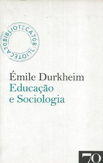 Imagem de Educação e sociologia - EDICOES 70 (ALMEDINA)