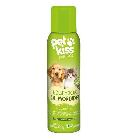 Imagem de Educador De Mordida Spray Repelente Sabor Amargo Pet Kiss 150ml Kelldrin