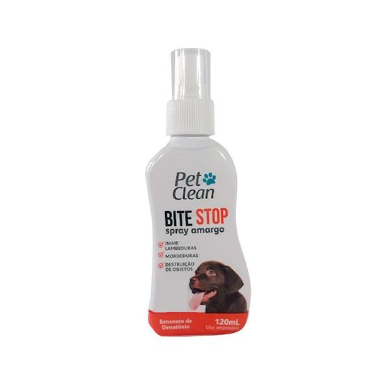 Imagem de Educador De Mordidas Spray Amargo Bite Stop Anti Mordida 120ml Pet Clean