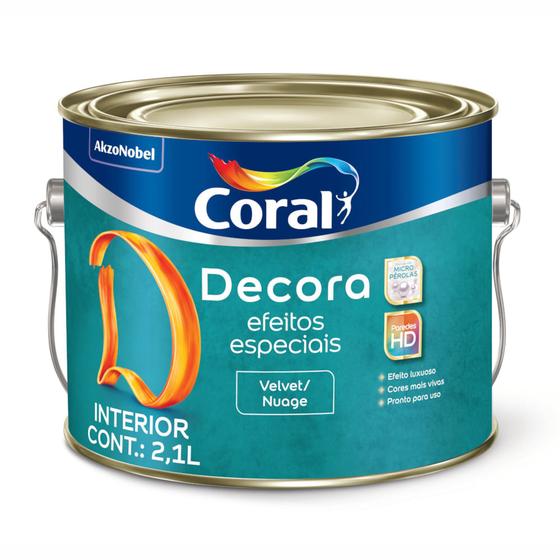 Imagem de Efeito Velvet Decora 2,1 Litros - Coral/Akzonobel