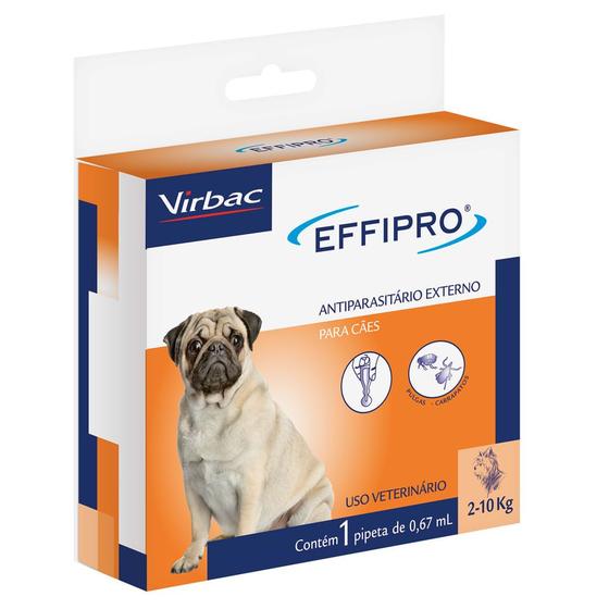 Imagem de Effipro para Cães entre 2 e 10kg com 1 Pipeta de 0,67ml