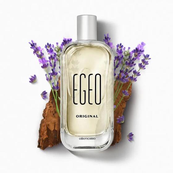 Imagem de Egeo Original Desodorante Colônia 90ml Perfume Musk e contraste das notas frescas e o calor do Âmbar