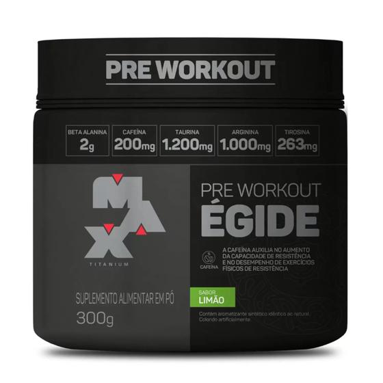 Imagem de Egide Pre-workout 300g Limão Max Titanium