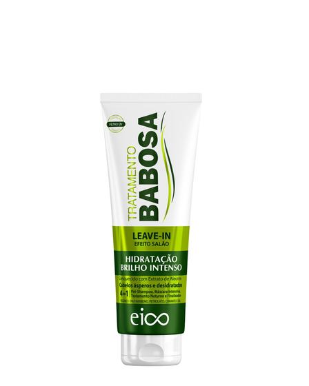 Imagem de Eico Creme de Pentear Finalizador Leave-in Protetor Térmico Tratamento Babosa Hidratação 200ml