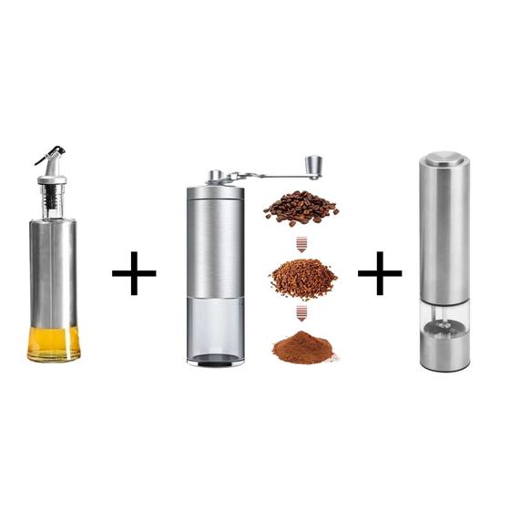 Imagem de Eiteiro + Moedor De Café Manual + Moedor Sal E Pimenta