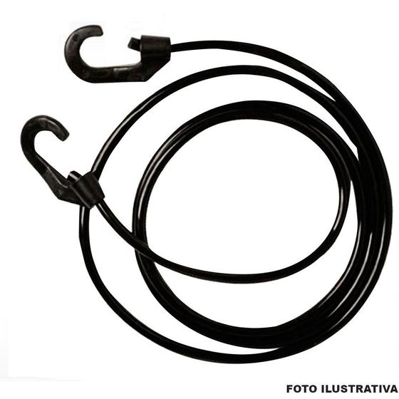 Imagem de Elastico Bagageiro Preto Plastico 1 Metro 1005