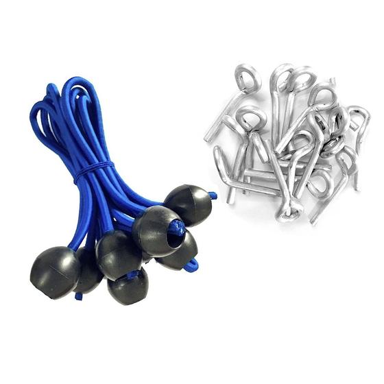 Imagem de Elástico Extensor Bolinha Com Pinos e Buchas 40 Unidades