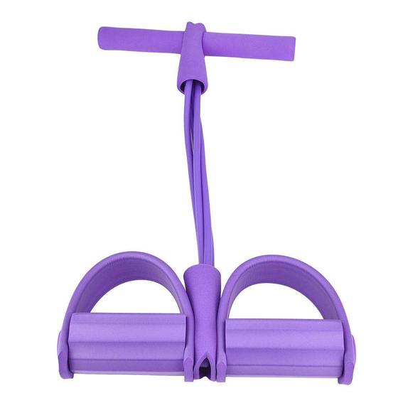 Imagem de Elastico Extensor Roxo com Pegada e Apoio para Pés Bonafit 