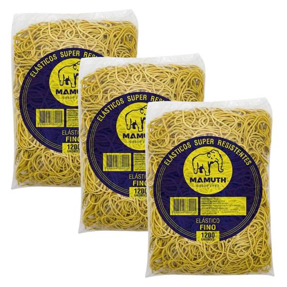 Imagem de Elástico Látex Borracha 3 Kg P/ Dinheiro N18 3600 Unids