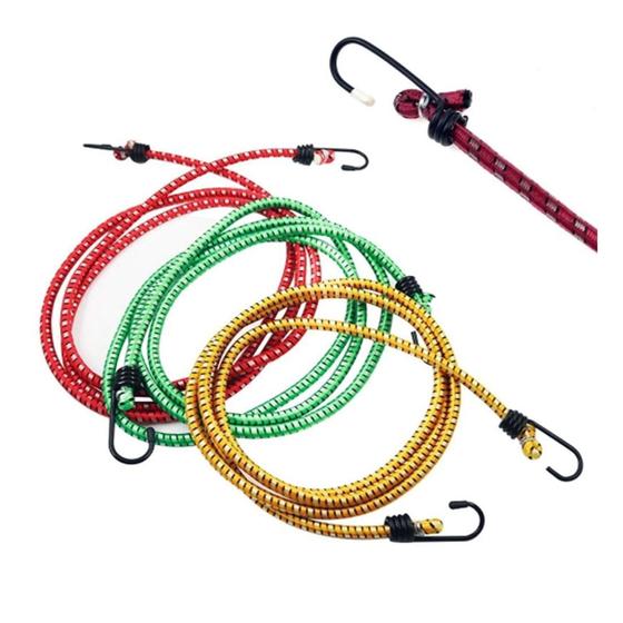 Imagem de Elástico para Bagageiro com Gancho 1,20Mt kit 10 peças Rayco